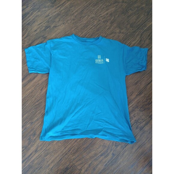 UGA 4H Aqua tshirt h h2o camp youth size medium - Picture 1 of 2
